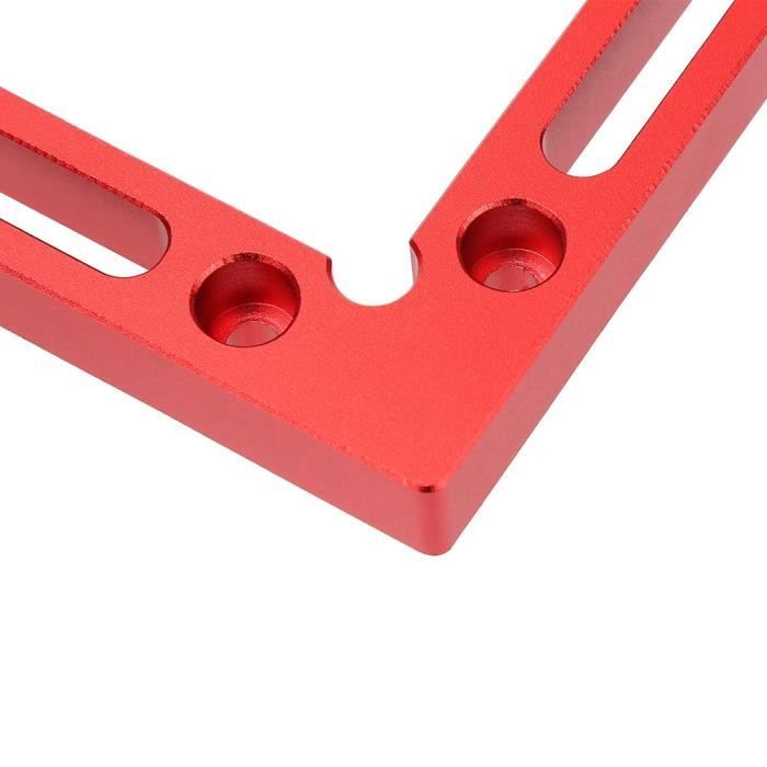 Règle D'angle Droit En Bois 100 Mm Noir - Pour Positionnement à 90 Degrés En Menuiserie