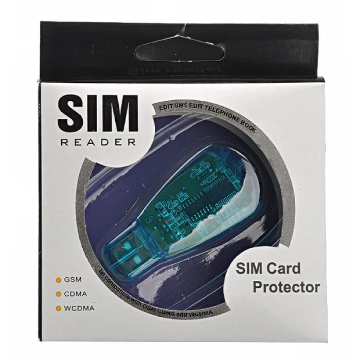 1pc lecteur de carte SIM adaptateur de portable durable haute