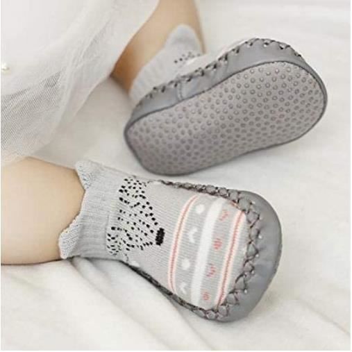 Omabeta chaussures de chaussettes d'intérieur pour bébé