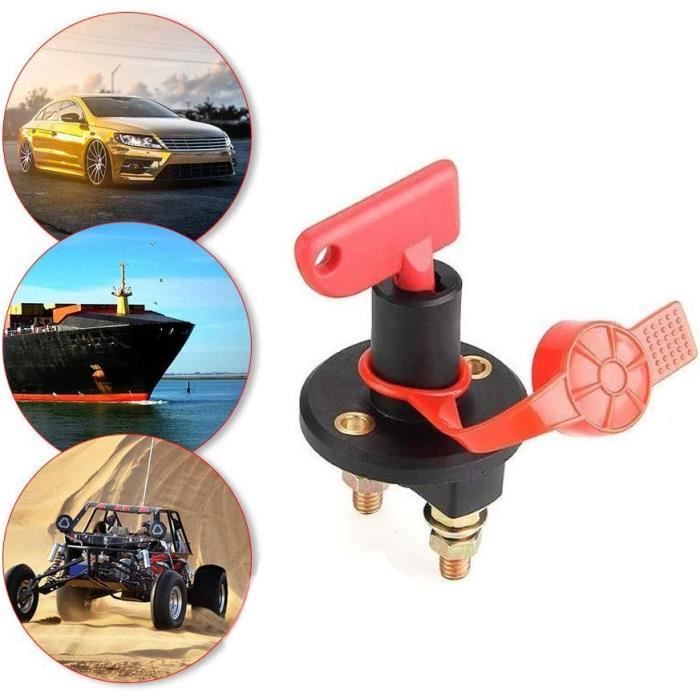 Lot De 2 Interrupteurs à Pédale 6V/12V/24V Pour Voiture électrique Enfant – 2 Broches, Piston Submersible, Robuste – Remplacement Facile
