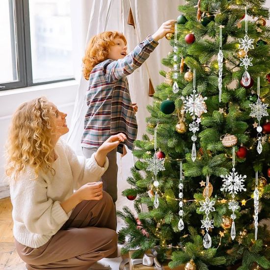 Aooww Décorations De Veilleuse De Noël, Décorations De Noël