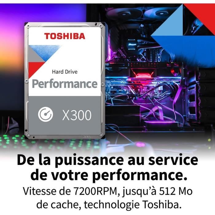 16 To Toshiba MG08 Entreprise SATA III 3,5 7200 tr/min 512 Mo