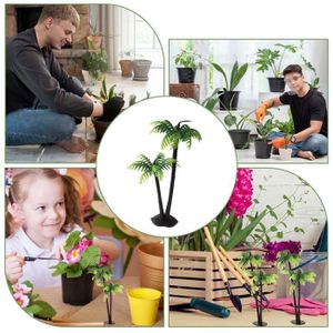 Lot 50 Arbres Miniatures 3-9 Cm – Plastique, Mélangé, Pour Maquettes Et Décors