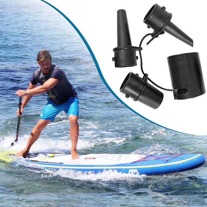 Adaptateur De Pompe Pour Planche à Paddle Gonflable - 9 Buses Incluses - Compatible Avec La Plupart Des Valves - Pour SUP, Bateau, Piscine