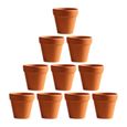 20 pièces Pot de fleur petits pots de plantes respirants en terre cuite pour le mariage faveur de jardin  JARDINIERE - BAC A FLEUR-0