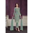 Salwar kameez robe indienne Pakistanaise Vert claire Anaaya-0