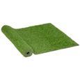 Gazon synthétique artificiel Outsunny - Herbes hautes denses 2,5 cm - Vert-0