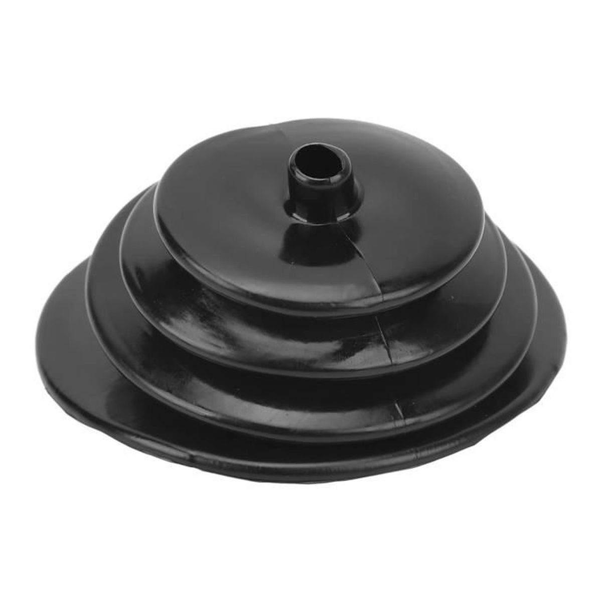 Shift Boot 5.25in Round Shifter Boot avec Chrome Ring 1651 Universal