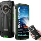 Blackview BV8200 Téléphone portable Incassable Double écran 6.5" 36Go+256Go/2To Smartphone Android 14 50MP 8800mAh(45W) NFC - Vert