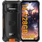 OUKITEL WP23 Pro Smartphone Robuste 6.52" 128 Go 13MP 10600mAh Android 13 IP68 Telephone 4G Double SIM NFC GPS - Orange
