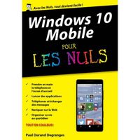 Livre - windows 10 mobile pour les nuls