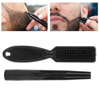 Shipenophy stylo de barbe Kit de brosse de stylo de remplissage de barbe imperméable à l'eau et à la sueur, stylo à hygiene brosse