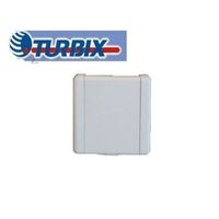 Prise PVC carrée blanc pour aspirateur centralisée TURBIX - TP14BLANC.