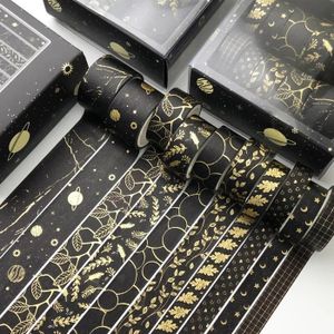 Perforatrice - Poinçon Ensemble de 9 rouleaux de ruban adhésif décoratif Washi,scrapbooking,feuille d'or,papeterie,fournitures de journal- B[E87987662]