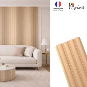 Lot de 8 panneaux acoustiques Vang 2,88 m² effet chêne, clair NEU.HOLZ
