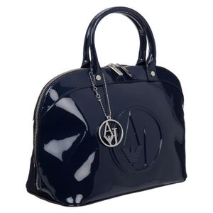 sac armani jeans vernis noir