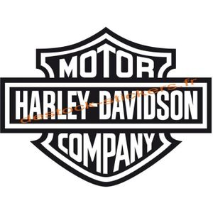 Adesivi Compulsivi Lot de 2 stickers logo Harley Davidson Pour r/éservoir casque et surfaces lisses.