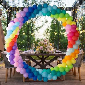 Arche ronde avec pied de support pour ballons, anneau pour décoration de  fête d'anniversaire, baby shower et mariage [0F84063] - Cdiscount Maison
