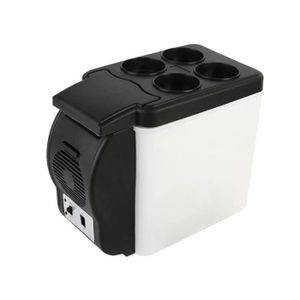 TW Mini Frigo 12Litres Glaci/ère /électrique Portable 12-24V//220V Glaci/ère /Électrique Chaud//Froid 0-66/°C pour Voiture Et Maison,Black-15L