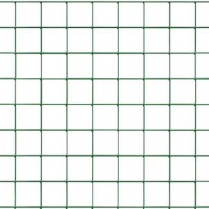 Grillage plastique maille carrée 1cm vert 1x5m - INTERMAS - Mr