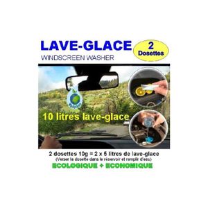 LIQUIDE LAVE-GLACE Poudre lave-glace - sachet 2 dosettes 5L