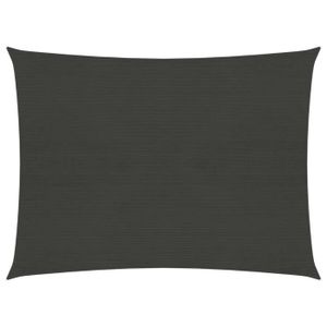 VOILE D'OMBRAGE Voile d'ombrage 160 g/m² Anthracite 2x2,5 m PEHD -