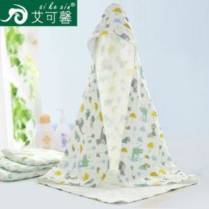 SORTIE DE BAIN XiaoLD-SWAREY Bébé coton gaze couverture mousseline bébé gaze serviette bébé serviette de bain gaze