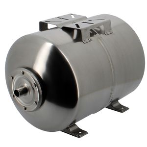 POMPE ARROSAGE Réservoir pression à vessie horizontal en inox - 50 litres