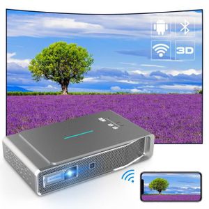 5G WiFi Videoprojecteur Full HD Bluetooth-WiMiUS W1,8500 Lumen Projecteur  1080p Natif, Soutiens 4k,Correction Trapézoïdale 5D & Zoom
