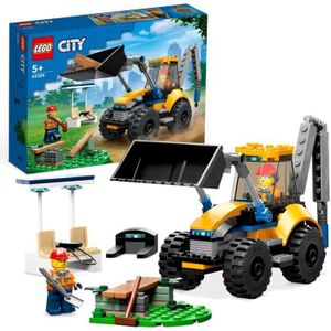 ASSEMBLAGE CONSTRUCTION LEGO® City 60385 La Pelleteuse de Chantier, Jouet 