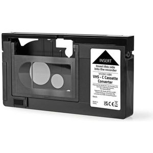 Adaptateur cassette pour caméscopes SVHS VHS-C vers VHS Original