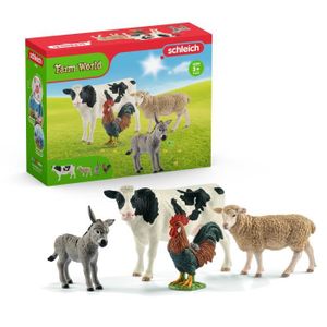 FIGURINE - PERSONNAGE - Kit de base Farm World - Jouet pour enfant dès 3 ans - Schleich 42385 Farm World