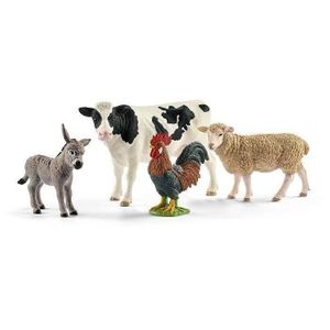 FIGURINE - PERSONNAGE Figurine SCHLEICH - Kit de base Farm World - Anima