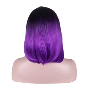 perruque violette pas cher