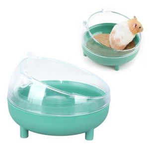 MAISON DE TOILETTE VGEBY toilettes pour hamster VGEBY récipient de bain de sable pour hamster VGEBY Salle de bain pour hamster Salle animalerie jouet