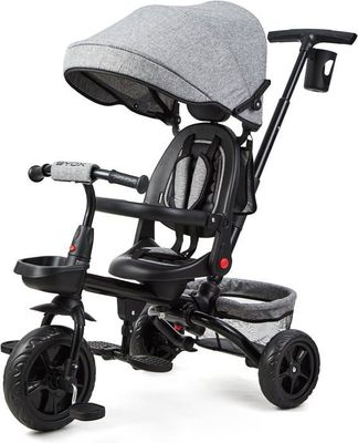 Tricycle Bébé Évolutif, Tricycle Enfant pour 10 Mois à Ans en