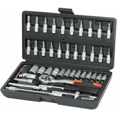 Tournevis à Cliquet 1/4 Mini 72 Dents – Clé à Douille Hexagonale, Outil EDC Pour Espaces Étroits, Alliage Aluminium