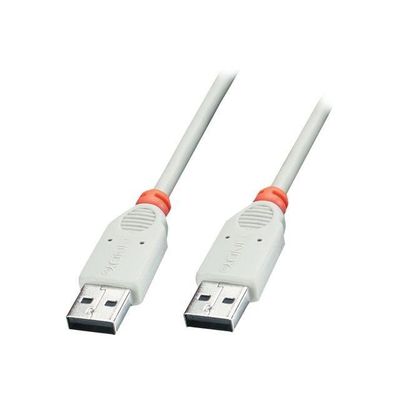 Lindy Cavo USB 2.0 Tipo a AB Cromo Line, 1M, Grigio