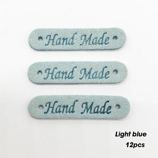 Étiquettes En Cuir Personnalisables - 6,3 X 2 Cm Ou 6,3 X 1,5 Cm, Rivets Inclus, Pour Vêtements Et Tricot