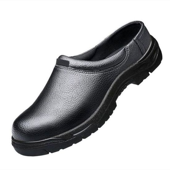 REPOSA Nurse - Chaussures De Sécurité Infirmière Antidérapantes SRC Avec Embout Composite, Mocassins Médicaux Sans Lacets Pour Homme Et Femme, Confort Respirant Et Hydrofuges