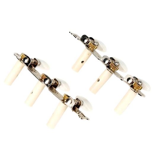 Jeu De 4 Mécaniques D'accordage Pour Basse 4 Cordes - Chevilles Dorées, Engrenage Résistant
