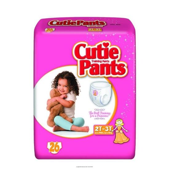 Surcouche E4TU2 Cuties Training Pants for Girls (Choose Size and Count)