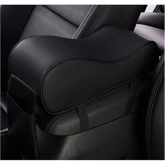 Coussin D'accoudoir Auto Universel – Cuir PU Confortable – 29,5x21 Cm – Pour Console Centrale, SUV, Voiture