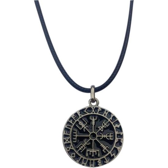 Pendentif Pentagramme En Argent 925 - Talisman De Protection - Partiellement Noirci - Inscription "Protection" Au Dos