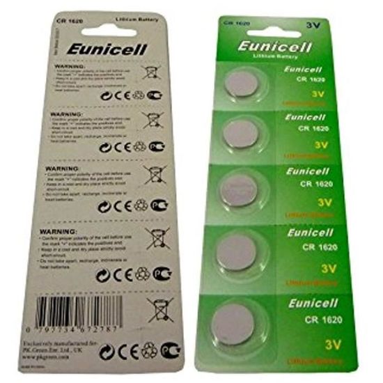 Philips - Lot De 5 Piles Bouton CR1620 Au Lithium 3V - Pour Ordinateurs De Vélo, Calculatrices, Télécommandes - 7
