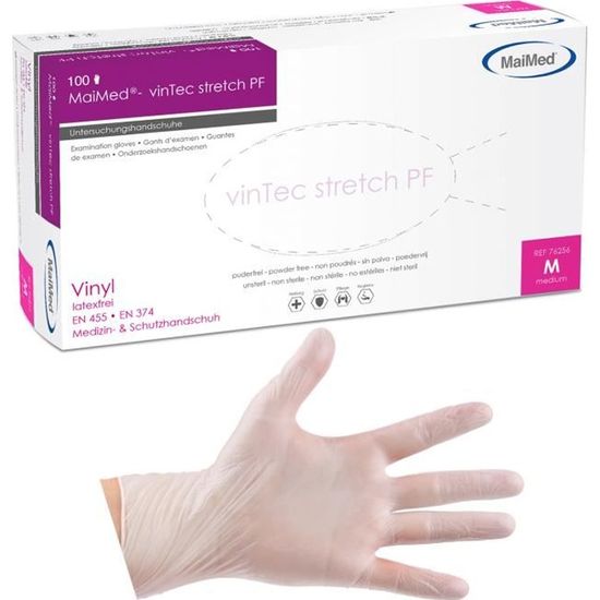 gant jetable vinyle pas cher