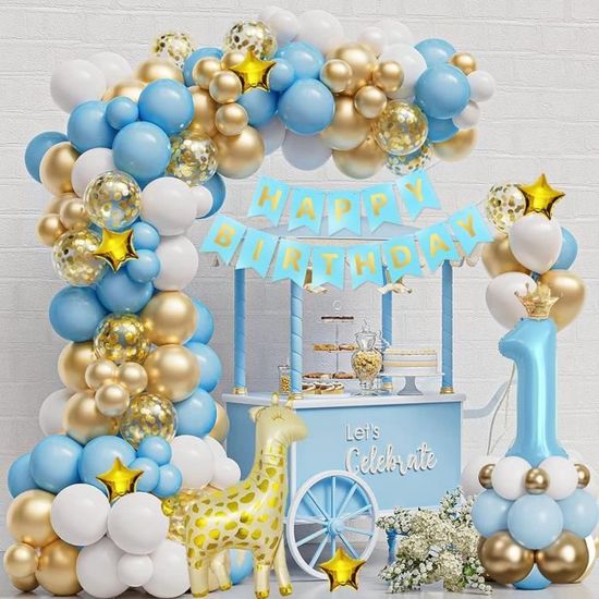 Cadeaux Anniversaire Femme Décoration Anniversaire 58 Ans Feelairy - Ballons Or & Rose - Kit Complet Avec Bouteille De Champagne Et Vin Carte Anniversaire 58 Ans Femme