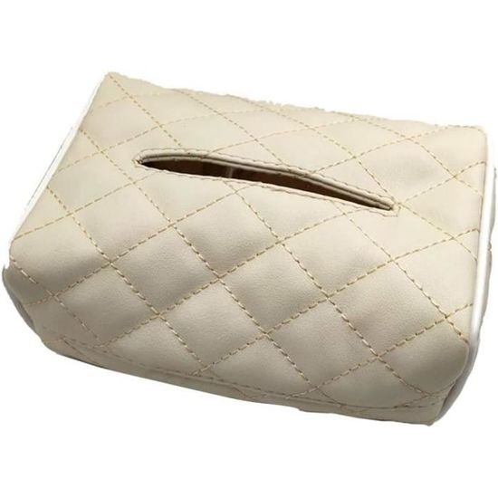 Lot De 4 Boîtes à Mouchoirs Pour Voiture - Forme Ronde, Motif Rose Vintage, 40 Mouchoirs Par Boîte