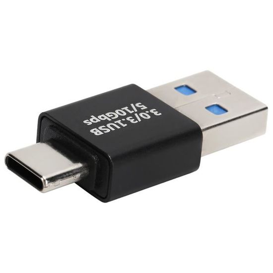 Adaptateur USB A Mâle Vers USB C Mâle - USB 3.0/3.1, Neuf, Générique