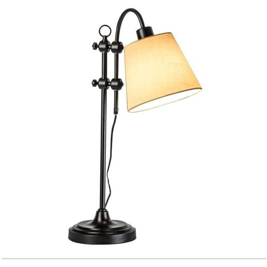 Lampe De Chevet En Fer - Style Industriel - Neuve Sous Emballage